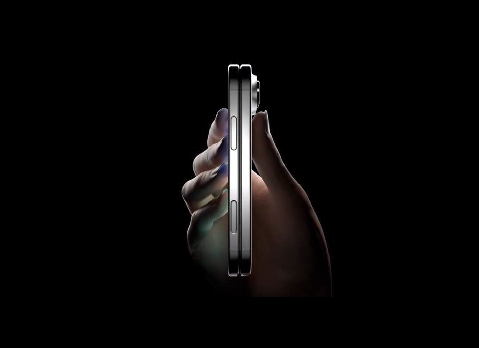 Складной iPhone: Touch ID, Face ID и камеры. Touch ID расположится в кнопке блокировки. Фото.