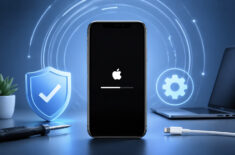 iPhone завис при обновлении iOS: как восстановить смартфон и закончить установку. Фото.