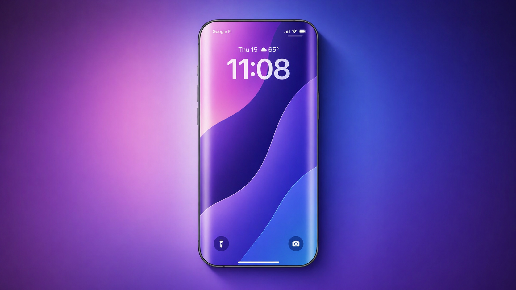 Какой экран будет у iPhone 20. Apple загнет экран в iPhone XX. Фото.