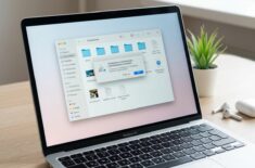iCloud Drive на Mac: как быстро переносить файлы из облака на компьютер без ошибок и предупреждений. Фото.