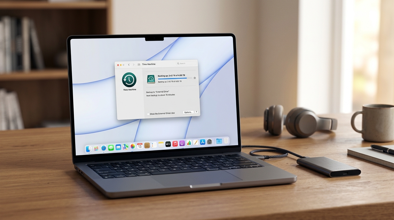 Резервная копия Mac через Time Machine перед чистой установкой