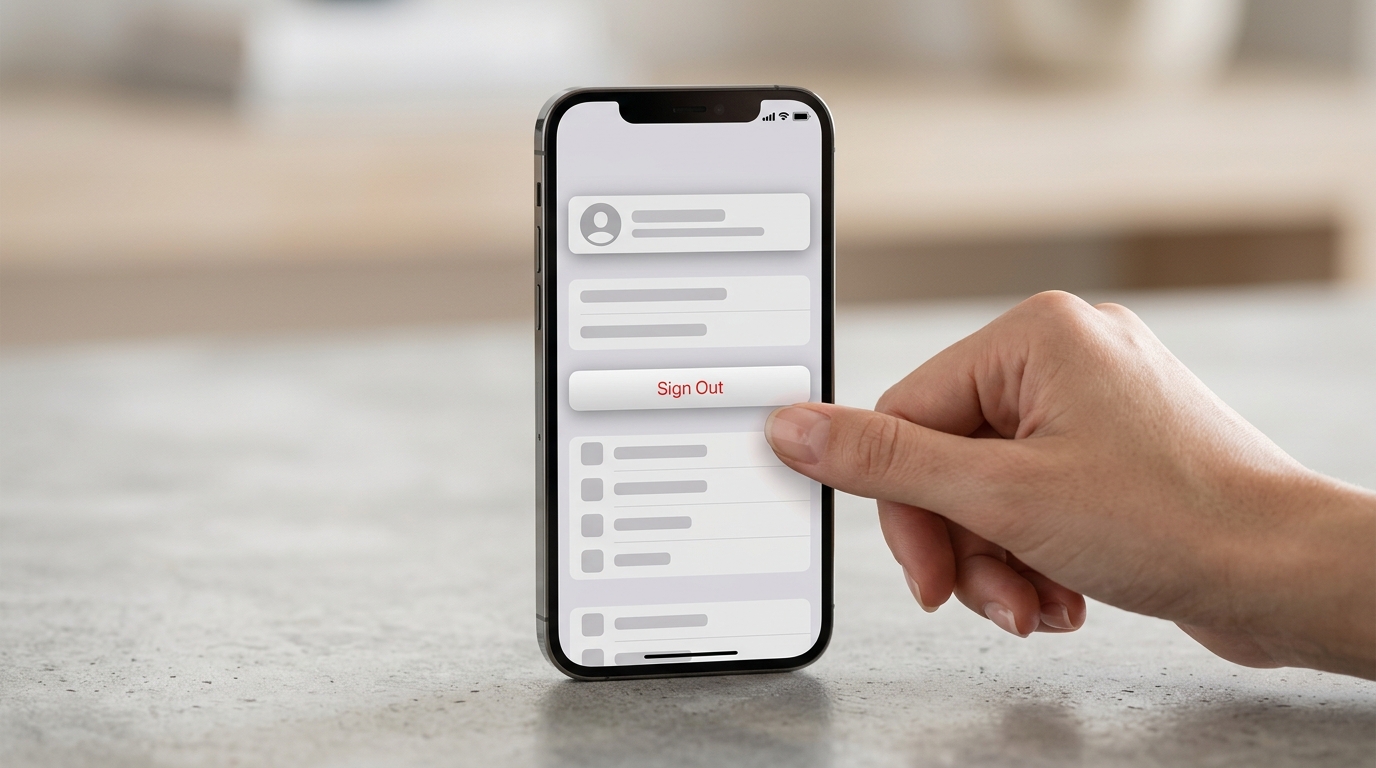 Перед удалением учётной записи обязательно выйдите из неё на каждом устройстве Apple