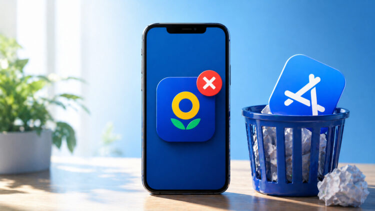 Как установить приложение магазина Лента на iPhone после удаления из App Store. Фото.