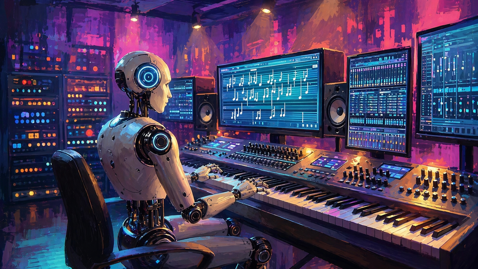 Музыка в Apple Music, которую создают нейросети. Нейросети добрались и до мира музыки. Фото.