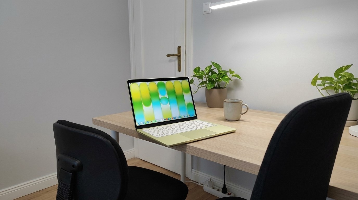 MacBook Neo — самый дешевый компьютер Apple. Мои знакомые даже не стеснялись брать желтую версию. Фото.