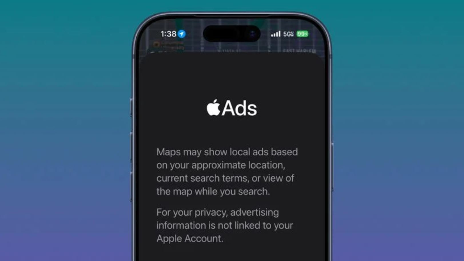 Что изменилось в iOS 26.5 public beta 2. Карты Apple больше не будут прежними — в них появится реклама. Фото.