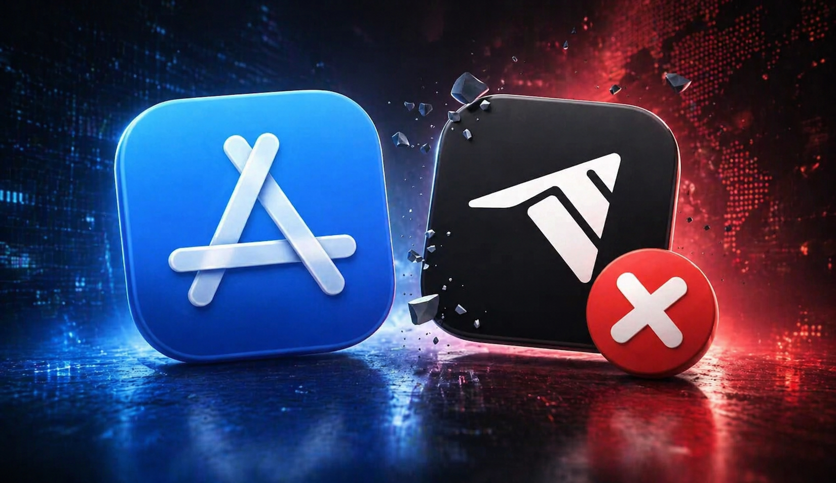 Телега и Cloudflare — как похожая история закончилась удалением из App Store. Телегу из-за этого же удалили из App Store. Фото.