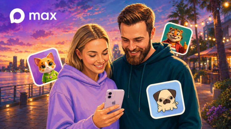 Стикеры в МАКС на iPhone: где искать, как добавить, отправить и создать свои. Фото.