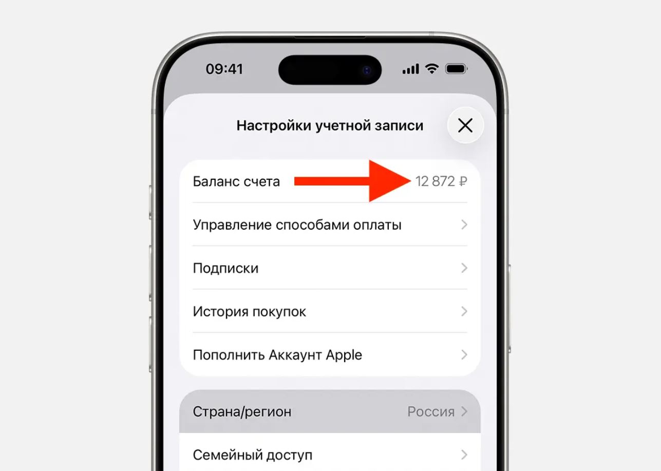 Как проверить баланс и подписки на iPhone. Обязательно обнулите баланс Apple ID. Это не так сложно. Фото.