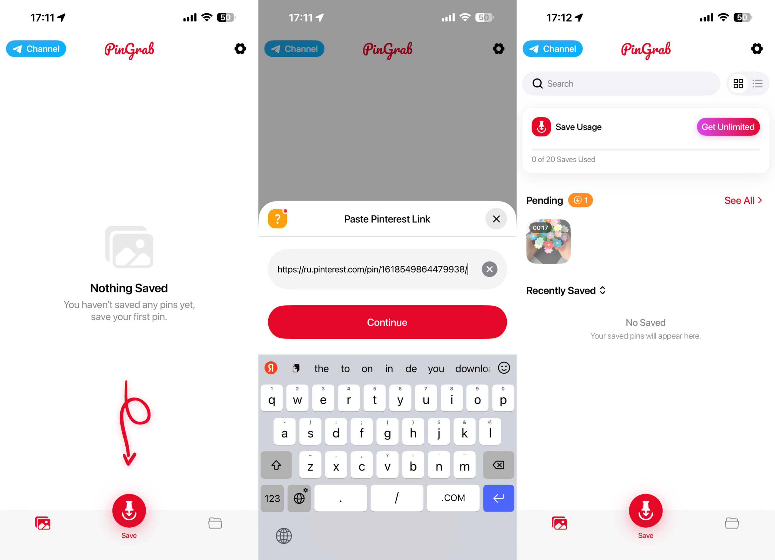 Сохранить видео из Pinterest на телефон — Android и iPhone. На iPhone есть удобные приложения для загрузки. Фото.