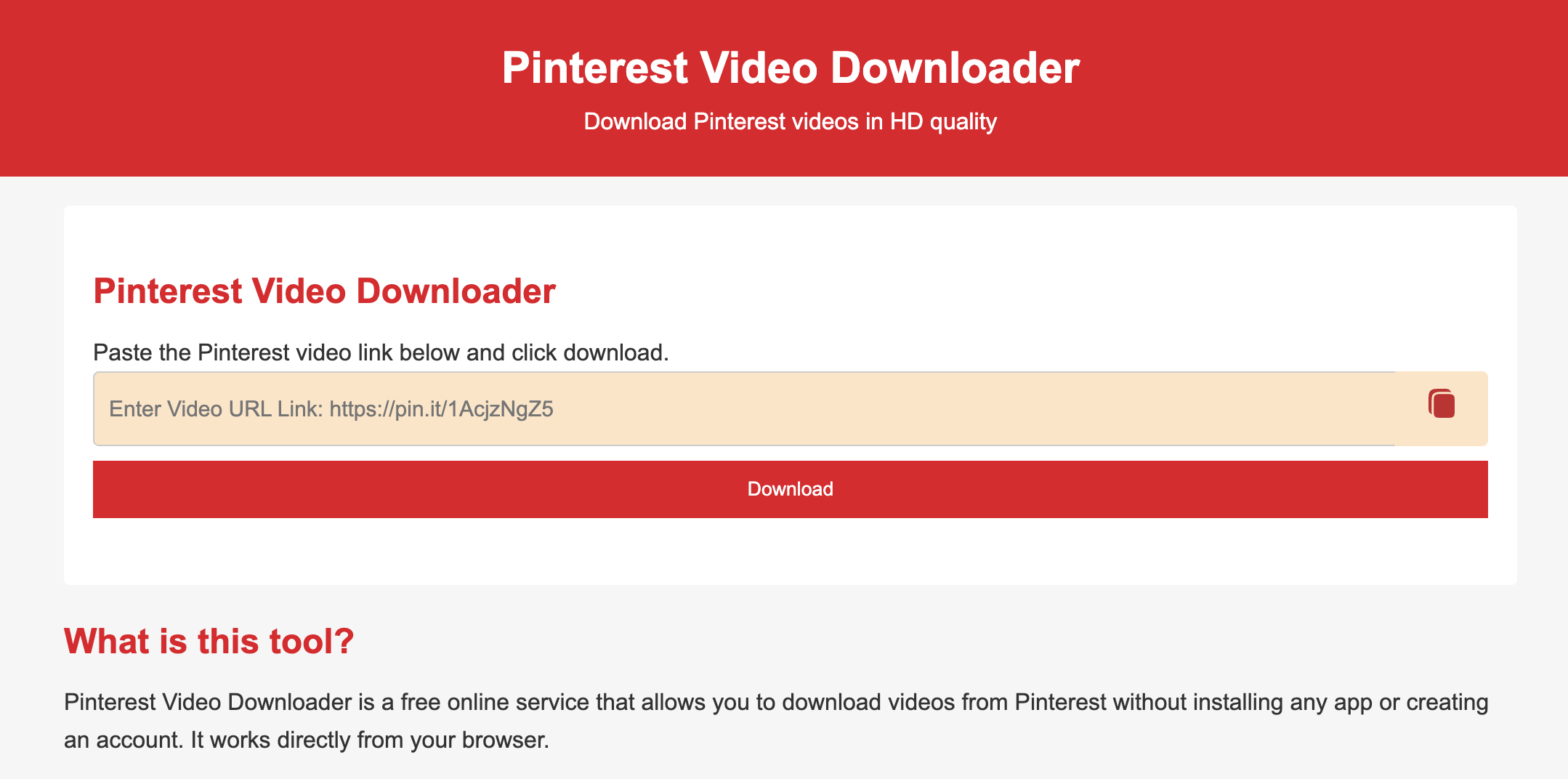 Скачать видео с Pinterest по ссылке через онлайн-сервисы. Вставляете ссылку и получаете файл для скачивания. Фото.