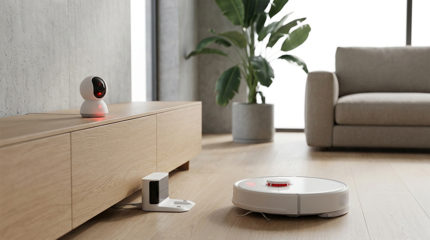 Робот-пылесос и камера Xiaomi ждут восстановления связи с сервером