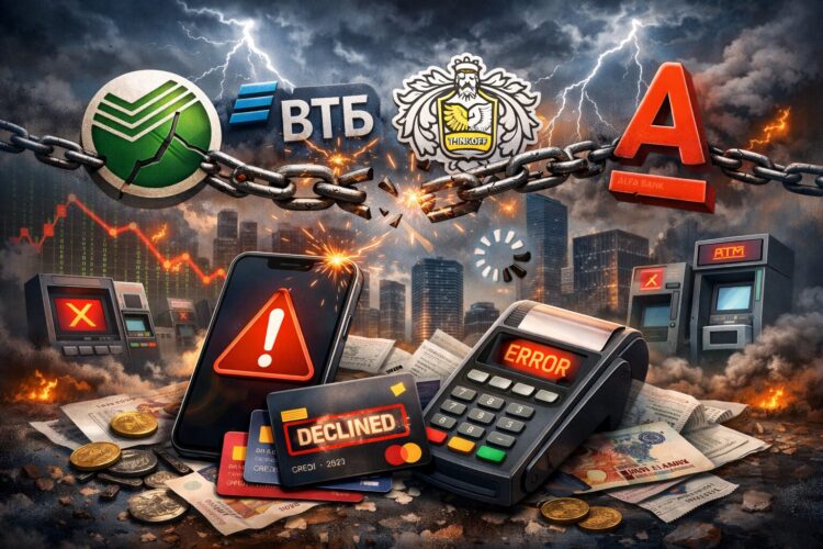 Не работает Сбербанк Онлайн, ВТБ, Т-Банк и Альфа-банк. Не проходят платежи. Фото.