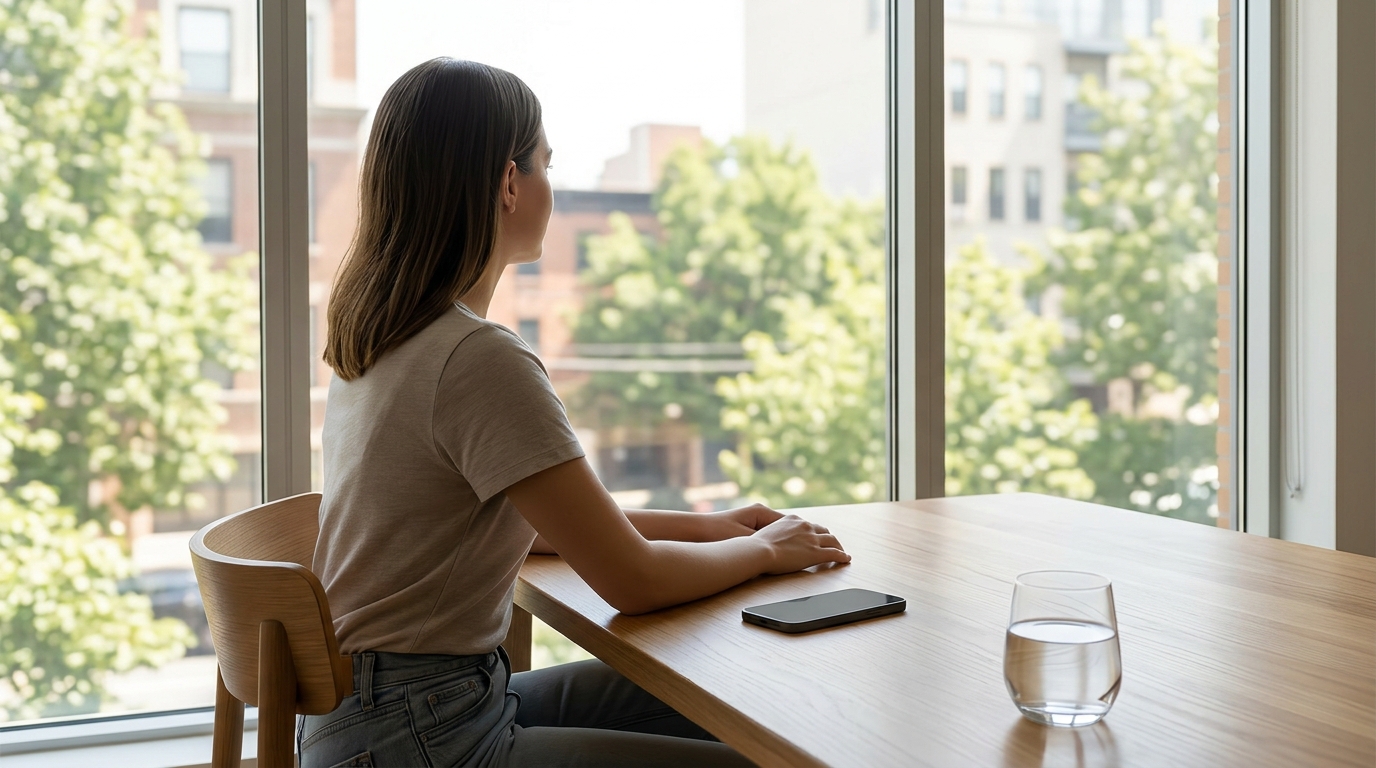 Простой перерыв и стакан воды — банально, но работает