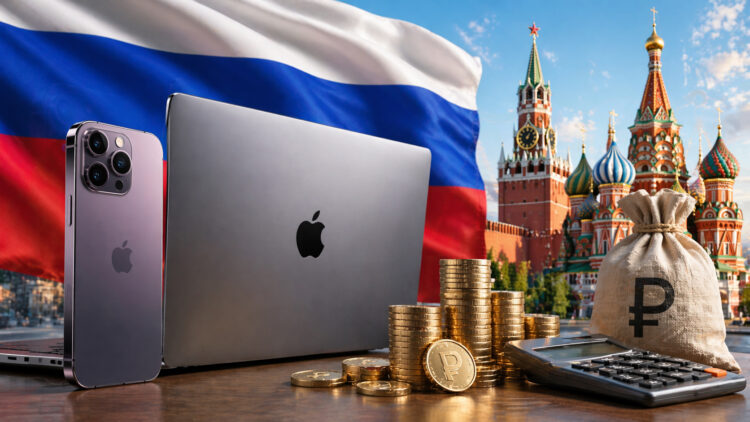 Налог на смартфоны и ноутбуки. Сколько придется доплатить за iPhone и MacBook в России. Фото.