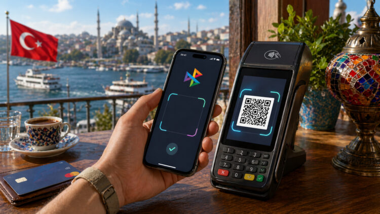 Как платить в Турции с iPhone по QR-коду через СБП: курс, карта точек, пошаговая инструкция. Фото.