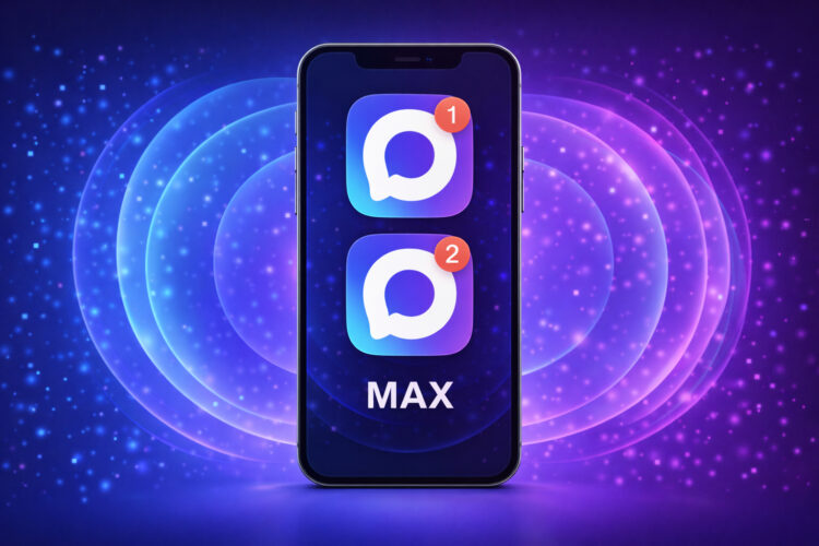Два мессенджера MAX на iPhone: как установить и пользоваться двумя аккаунтами. Фото.