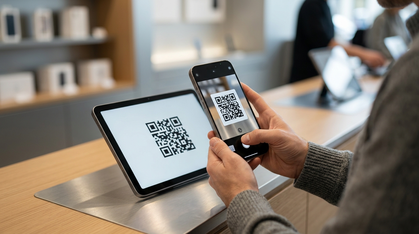 Оплата через QR-код в магазине — основной способ расплатиться айфоном в России