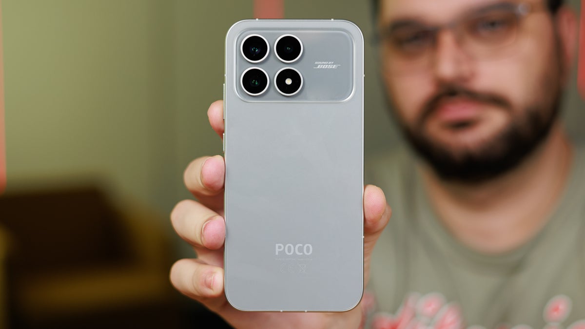 POCO F8 Pro — смартфон на Snapdragon 8 Elite. Смартфон с отличным звуком и производительность. Изображение: phonearena.com. Фото.