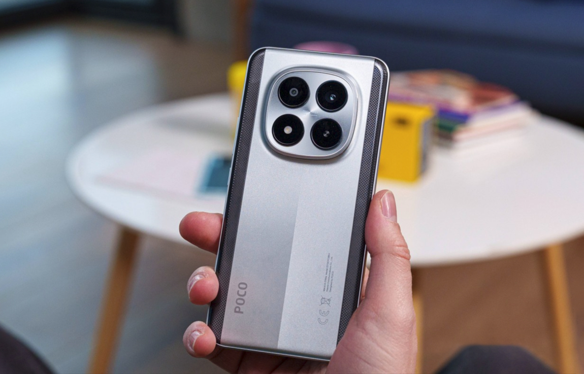 POCO M8 Pro 5G — смартфон с OIS, IP68 и зарядкой 100 Вт. Сразу видно, что смартфон ориентирован на производительность. Изображение: niuxtech.lt. Фото.