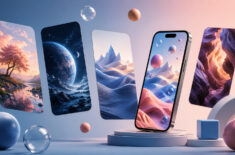 Как сделать свои 3Д-обои на iPhone с iOS 26. Фото.