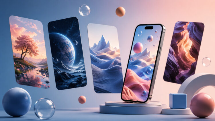 Как сделать свои 3Д-обои на iPhone с iOS 26. Фото.
