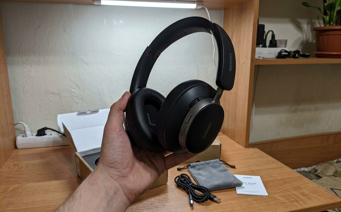 Беспроводные наушники с шумоподавлением вместо AirPods Max. Пользуюсь такими уже полгода. Топчик. Фото.