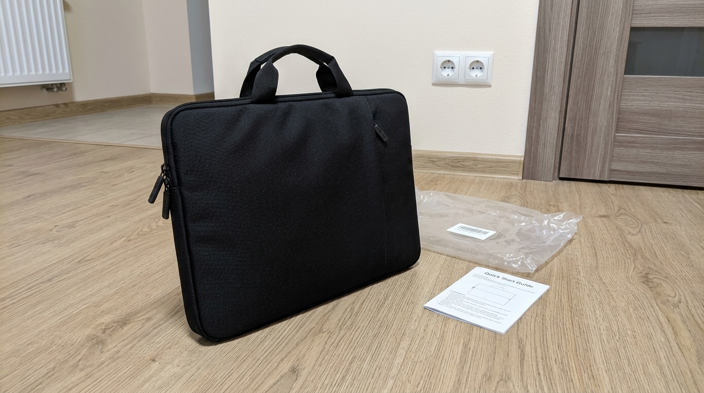 Сумка для ноутбука — таскаю MacBook каждый день и не боюсь дождя. Таскаю в ней MacBook Air с января — под дождь попадал раз пять, внутри сухо.. Фото.