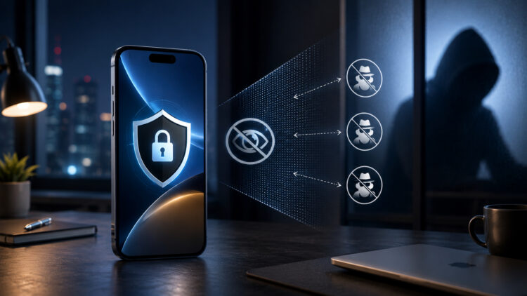 Как включить антишпионский режим экрана iPhone без специального защитного стекла. Фото.