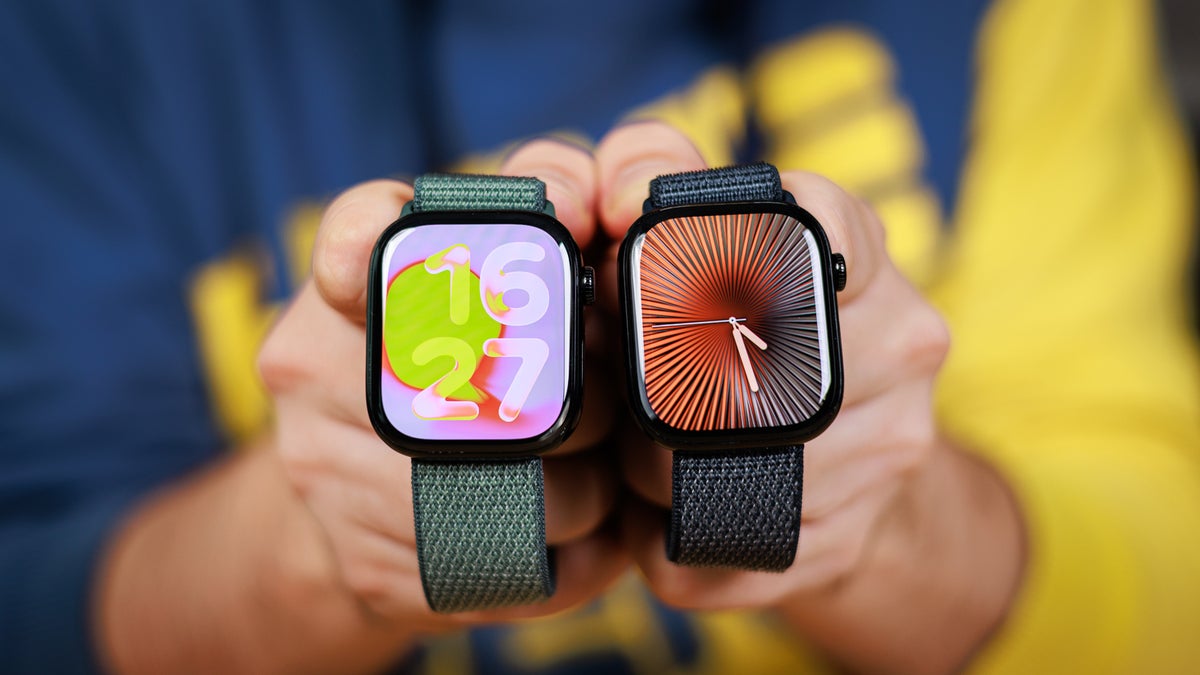 Отличия Apple Watch Series 11 от Series 10. В дизайне отличия вы найти тем более не сможете. Фото.