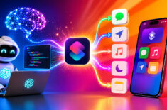 Нейросеть сделала мне быструю команду для iPhone. Такая фича появится только в iOS 27. Фото.
