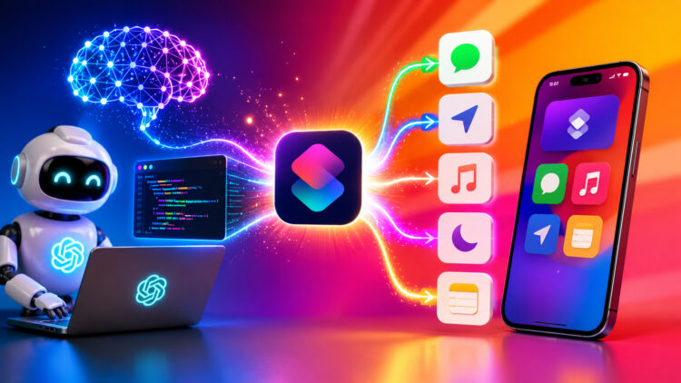 Нейросеть сделала мне быструю команду для iPhone. Такая фича появится только в iOS 27. Фото.
