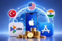 Как поменять регион Apple ID и как его пополнить из России через СБП. Фото.