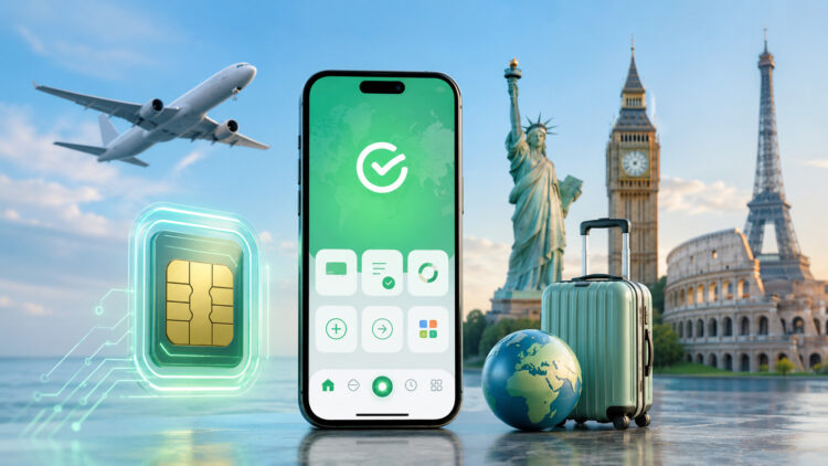 Как купить зарубежную eSIM для поездок через Сбербанк Онлайн на iPhone. Фото.
