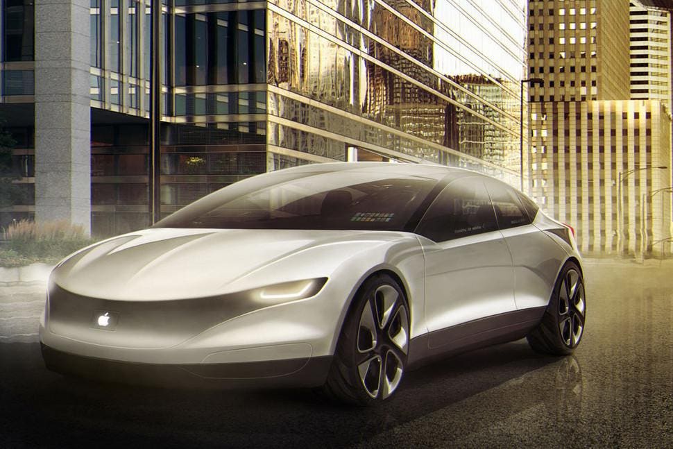 История Apple Car: как Project Titan стал главным провалом Apple. Вот так, по утечкам, должен был выглядеть Apple Car. Фото.