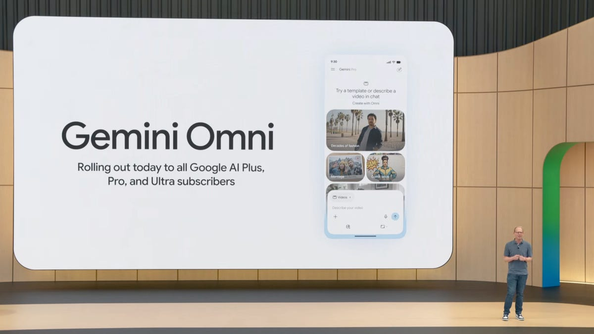 Нейросети, которые Google представила на I/O 2026. Конференция для разработчиков Гугл была очень насыщенной, а Omni — одна из главных ее частей. Фото.