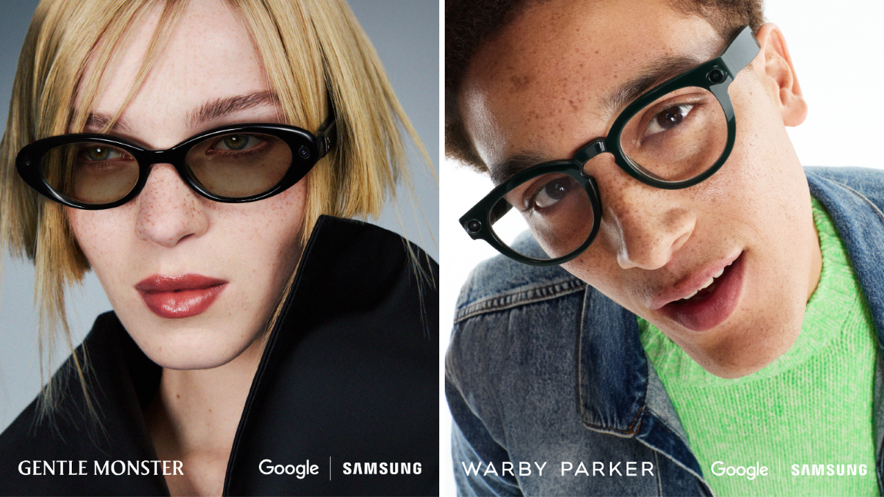 Очки Google в коллаборации с Gentle Monster и Warby Parker. Для коллаборации Google выбрала модных производителей. Фото.