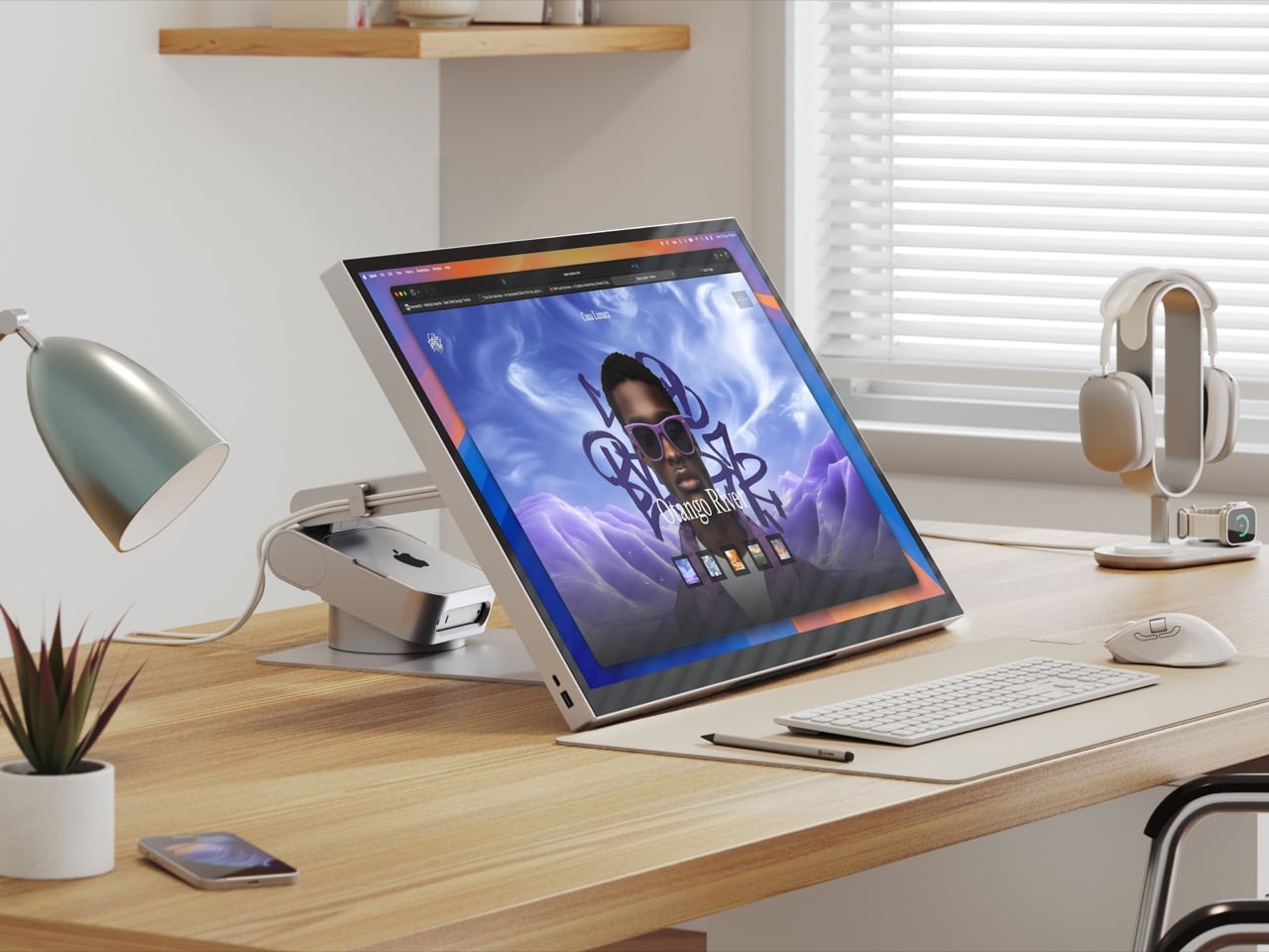 Alogic Aspekt Touch 32: сенсорный 4K-монитор с USB-C и Ethernet. Монитор дорогой, и его покупка может отбить всё желание собирать такой конфиг. Фото.