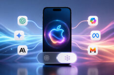 Новая функция iOS 27: Apple разрешит заменить Apple Intelligence на ChatGPT, Gemini, Claude или другой ИИ. Фото.