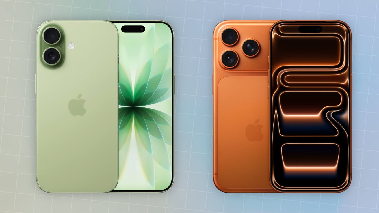 Отличия iPhone 17 от iPhone 17 Pro. Оба аппарата выполнены в алюминиевом корпусе. Фото.