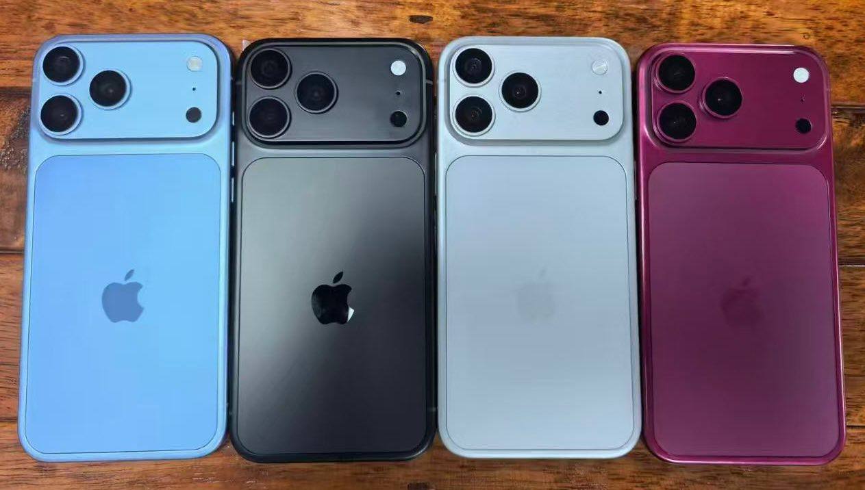 Будет ли iPhone 18 Pro чёрным или тёмно-серым. А вот выпустит ли Apple темный вариант пока вопрос. Фото.