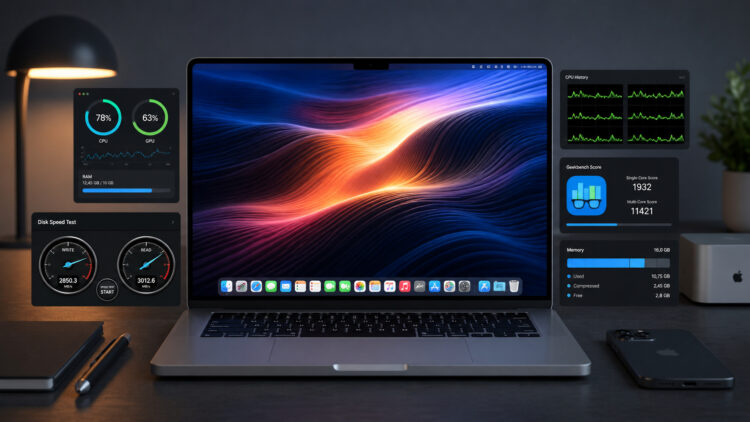 Как проверить производительность Mac: лучшие инструменты и тесты. Фото.