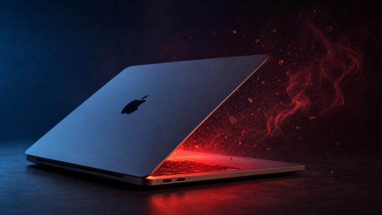 У MacBook Pro M5 нашли странный дефект: ноутбук может умереть при открытии крышки. Фото.