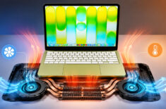 Что будет, если поставить в MacBook Neo охлаждение лучше, чем в MacBook Pro. Фото.