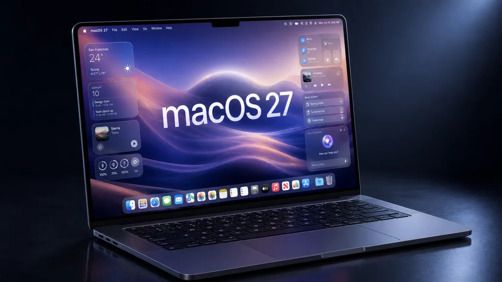 Когда выйдет macOS 27. Не вижу причин не устанавливать новую macOS. Фото.