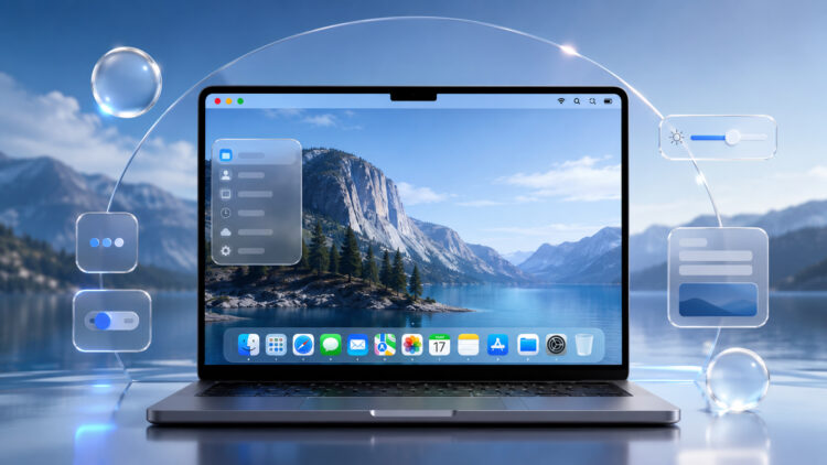 Apple допилит дизайн Liquid Glass в macOS 27: что изменится в новой ОС для компьютеров в Mac. Фото.