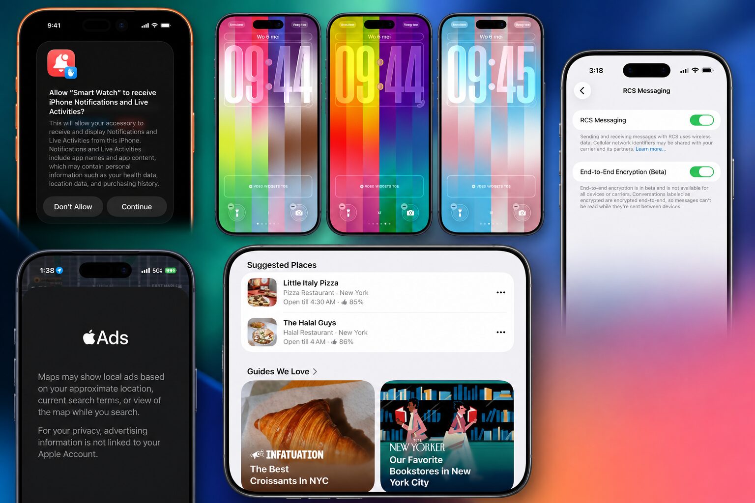 Новые функции iOS 26.5. Новых функций много, но не все пригодятся в России. Фото.