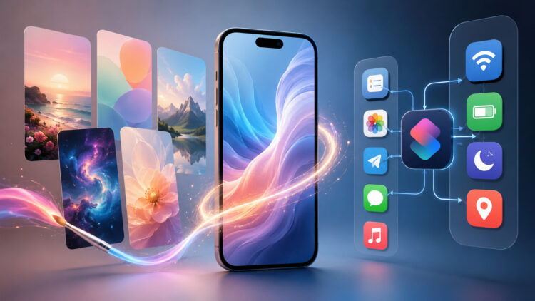 iOS 27 сама нарисует обои и соберёт быстрые команды за вас — вот как это будет работать. Фото.