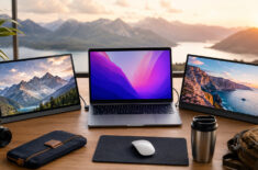 Лучшие портативные мониторы для MacBook в 2026: компактные экраны для путешествий и не только. Фото.