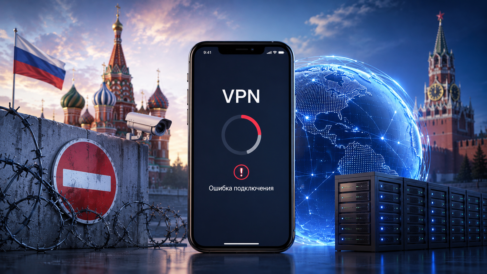 Почему VPN на iPhone стало сложнее использовать в России. Многие VPN просто перестали подключаться. Фото.
